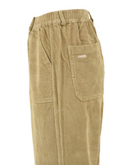 Pantalone One Tuck Fatigue Cordury KAPPY Unisex - Beige