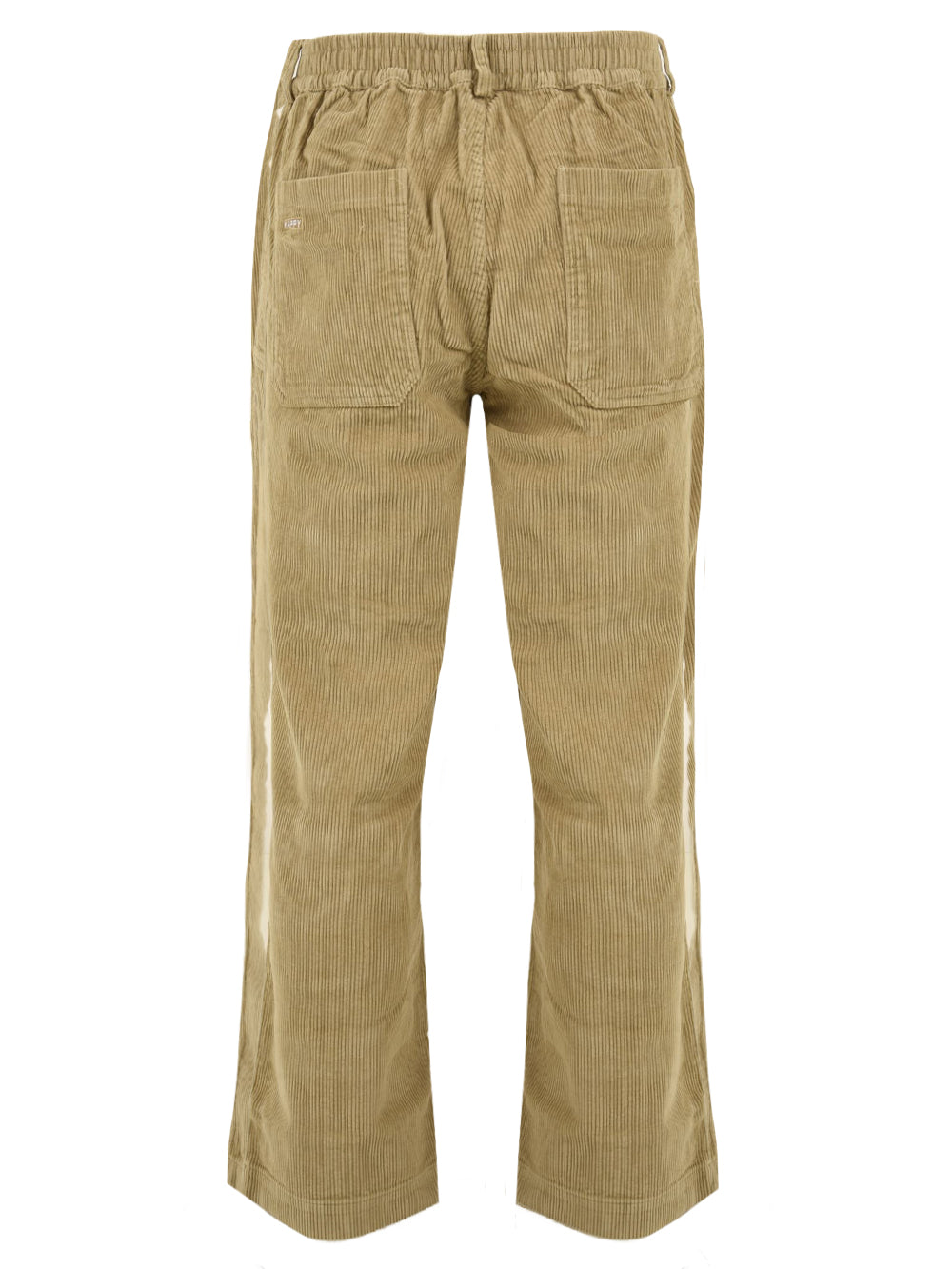 Pantalone One Tuck Fatigue Cordury KAPPY Unisex - Beige