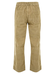 Pantalone One Tuck Fatigue Cordury KAPPY Unisex - Beige