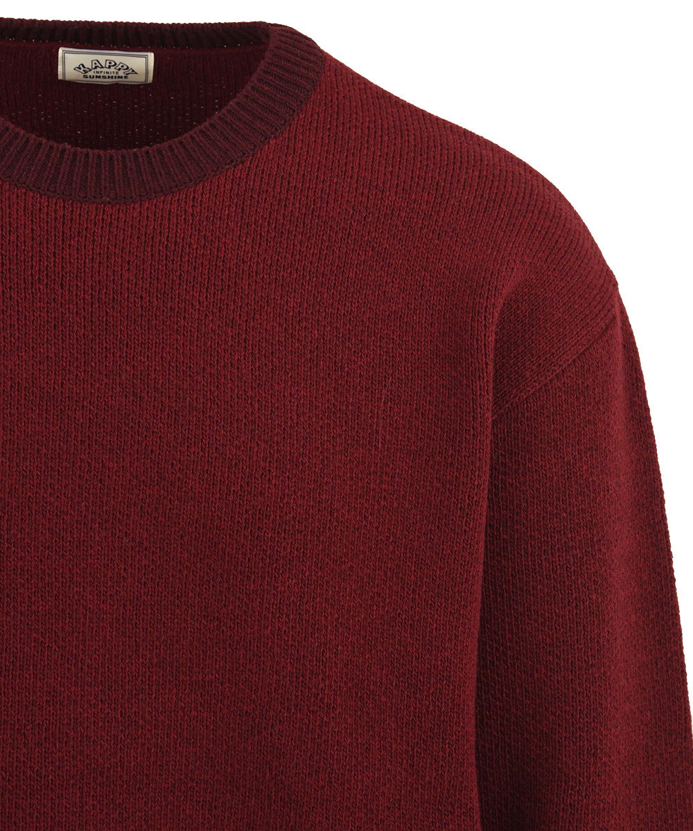 Maglione Ringer Round Wool KAPPY Unisex - Rosso