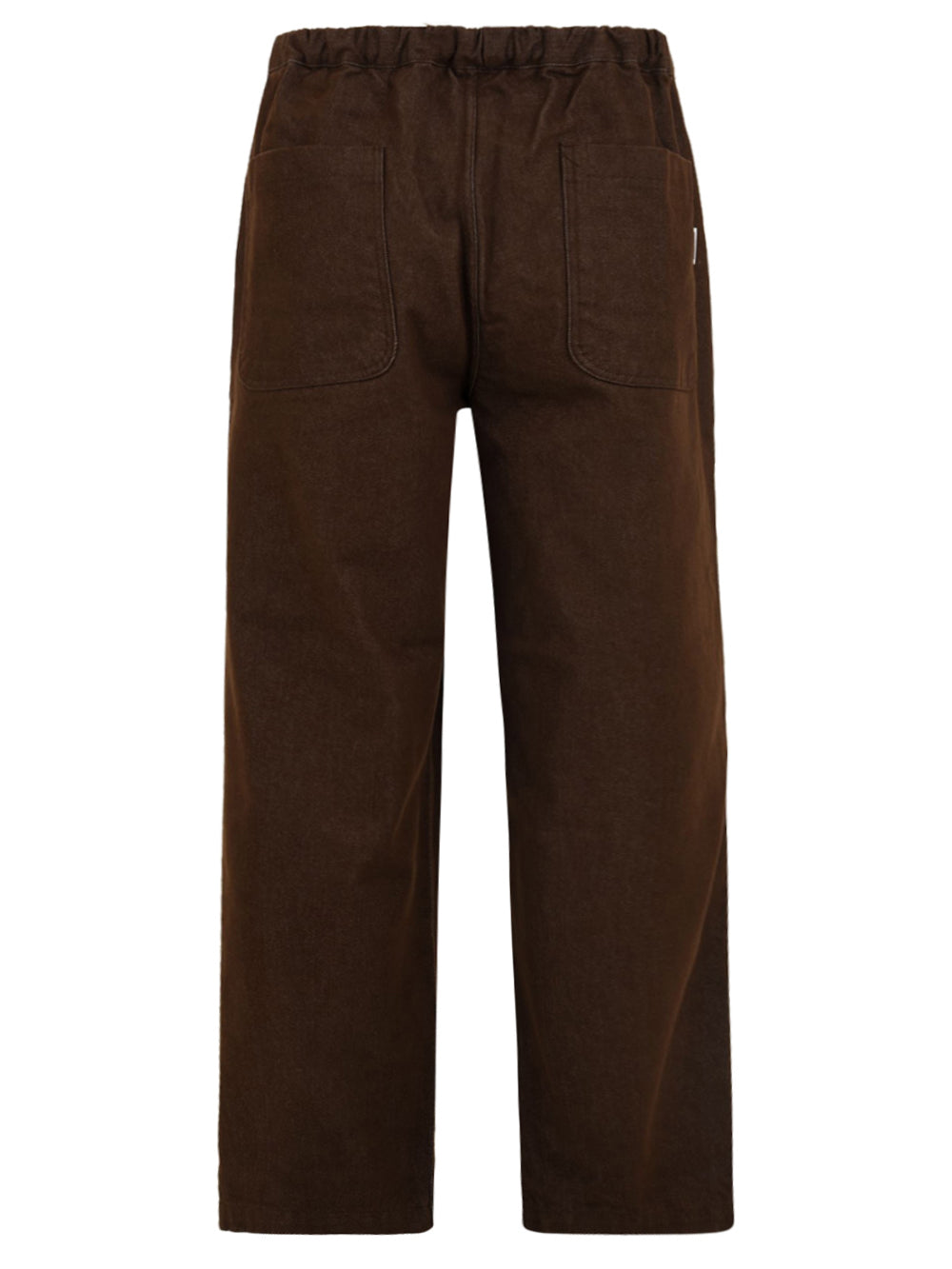 Pantalone Two Tuck Wide Denim KAPPY Unisex - Marrone