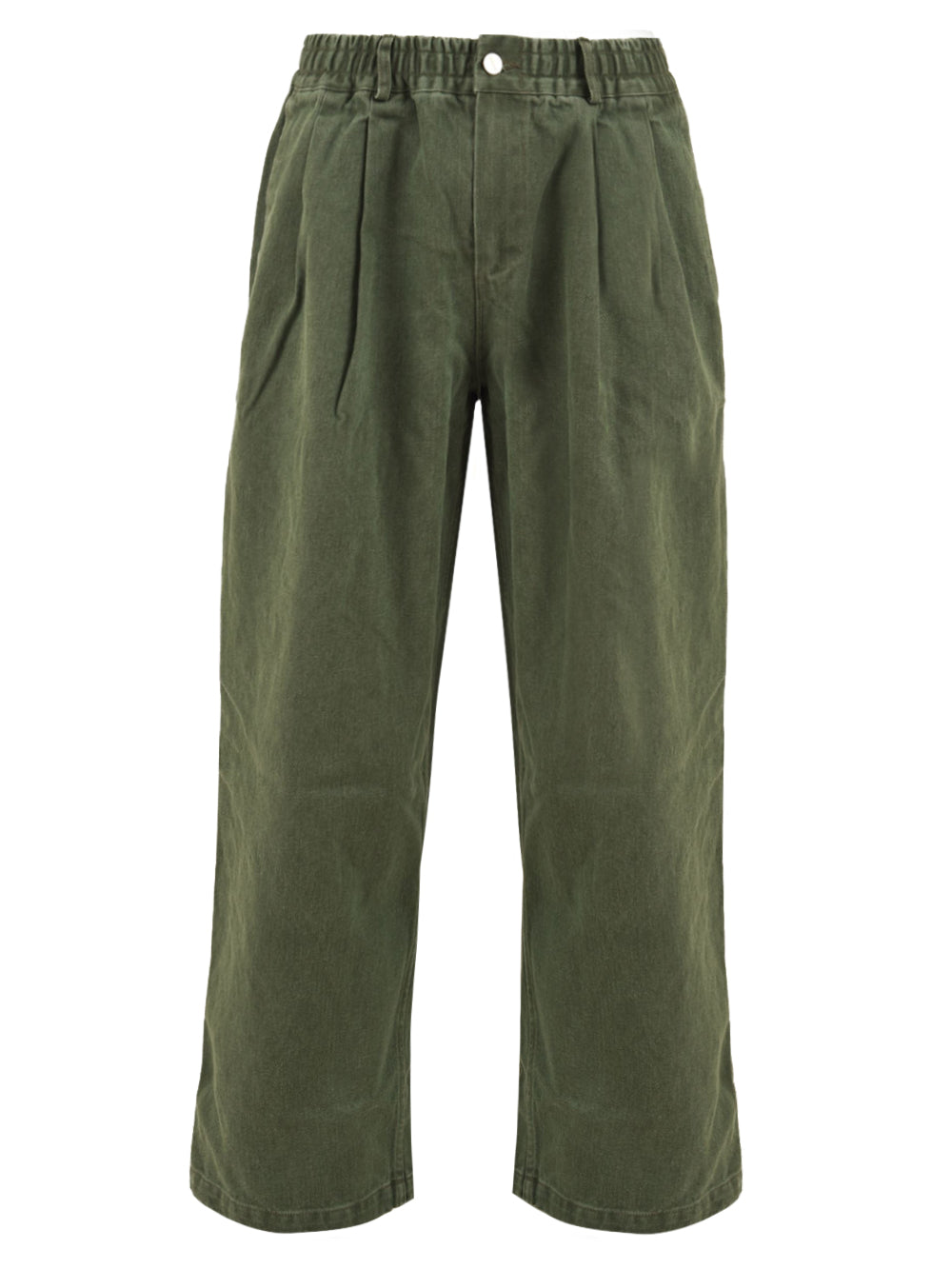 Pantalone Two Tuck Wide Kation KAPPY Unisex - Verde