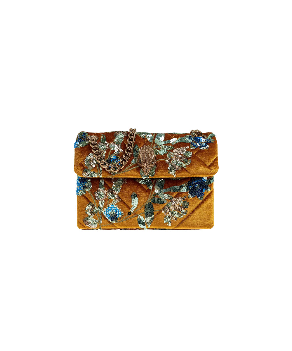 Borsa Velvet Mini Kensington KURT GEIGER Donna - Giallo