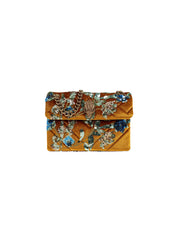 Borsa Velvet Mini Kensington KURT GEIGER Donna - Giallo