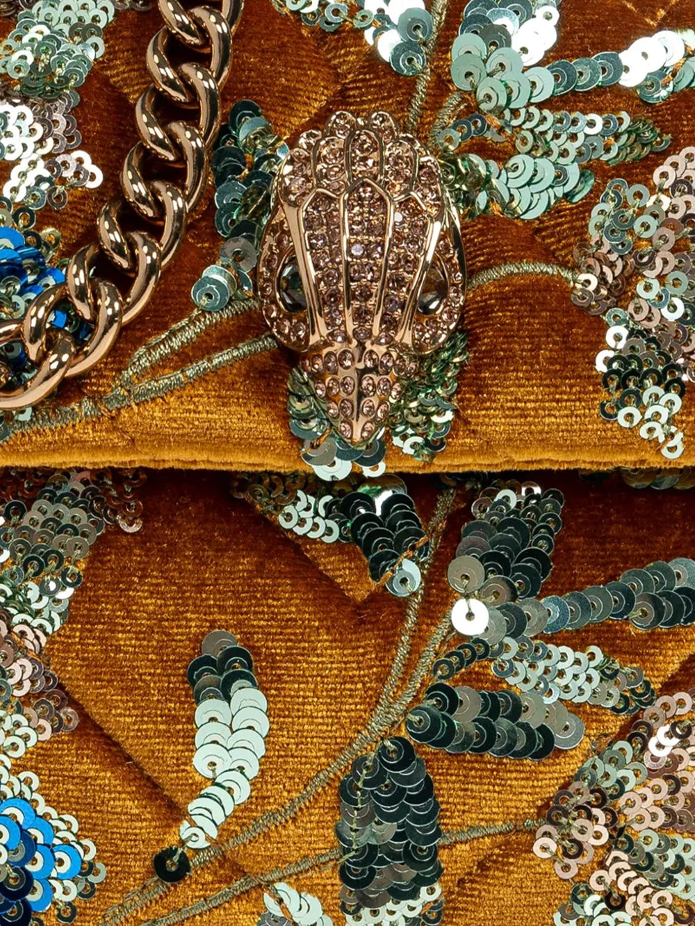 Borsa Velvet Mini Kensington KURT GEIGER Donna - Giallo