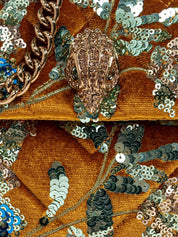 Borsa Velvet Mini Kensington KURT GEIGER Donna - Giallo