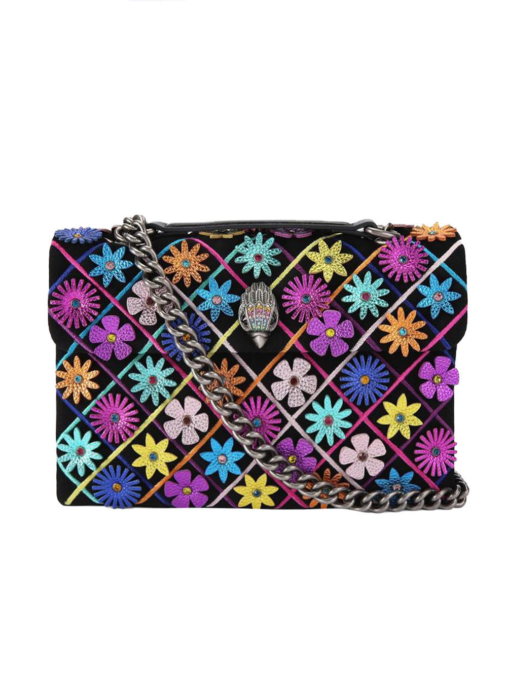 Borsa Kensington Flowers KURT GEIGER Donna - Nero