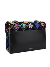 Borsa Kensington Flowers KURT GEIGER Donna - Nero