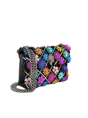 Borsa Mini Kensington Flowers KURT GEIGER Donna - Nero