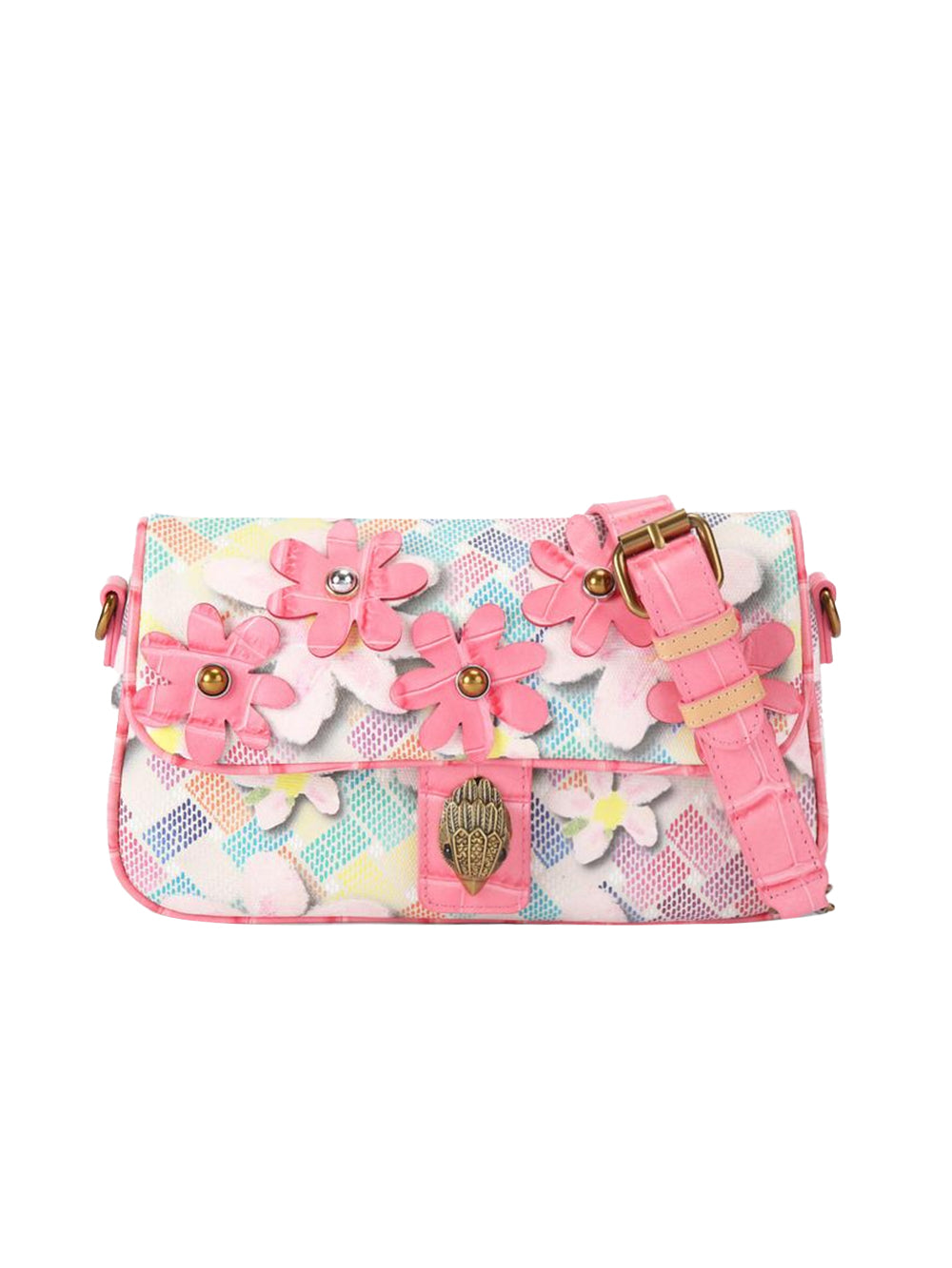 Borsa Camdem Flap Sh Flower KURT GEIGER Donna - Rosa