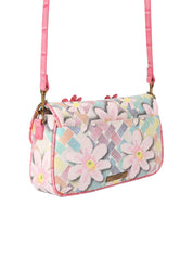 Borsa Camdem Flap Sh Flower KURT GEIGER Donna - Rosa