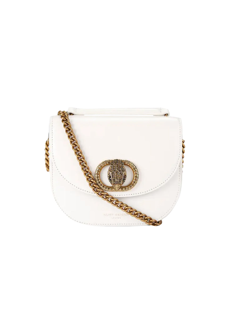 Borsa Chelsea Saddle KURT GEIGER Donna - Beige