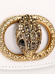 Borsa Chelsea Saddle KURT GEIGER Donna - Beige