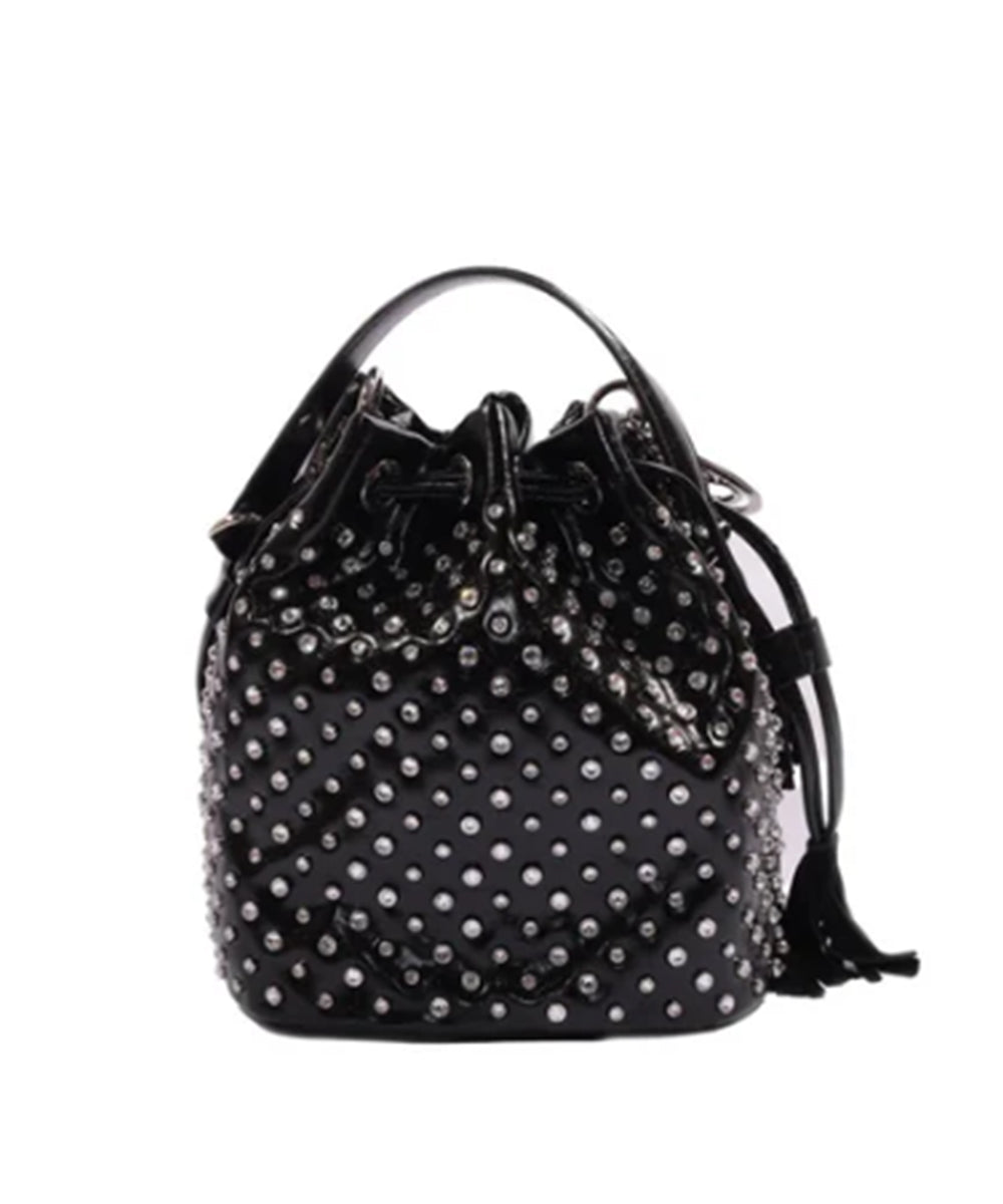 Borsa Andromeda Shiny Bucket LA CARRIE Donna - Nero