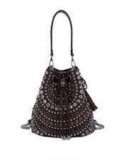 Borsa Andromeda Stones Bucket LA CARRIE Donna - Marrone