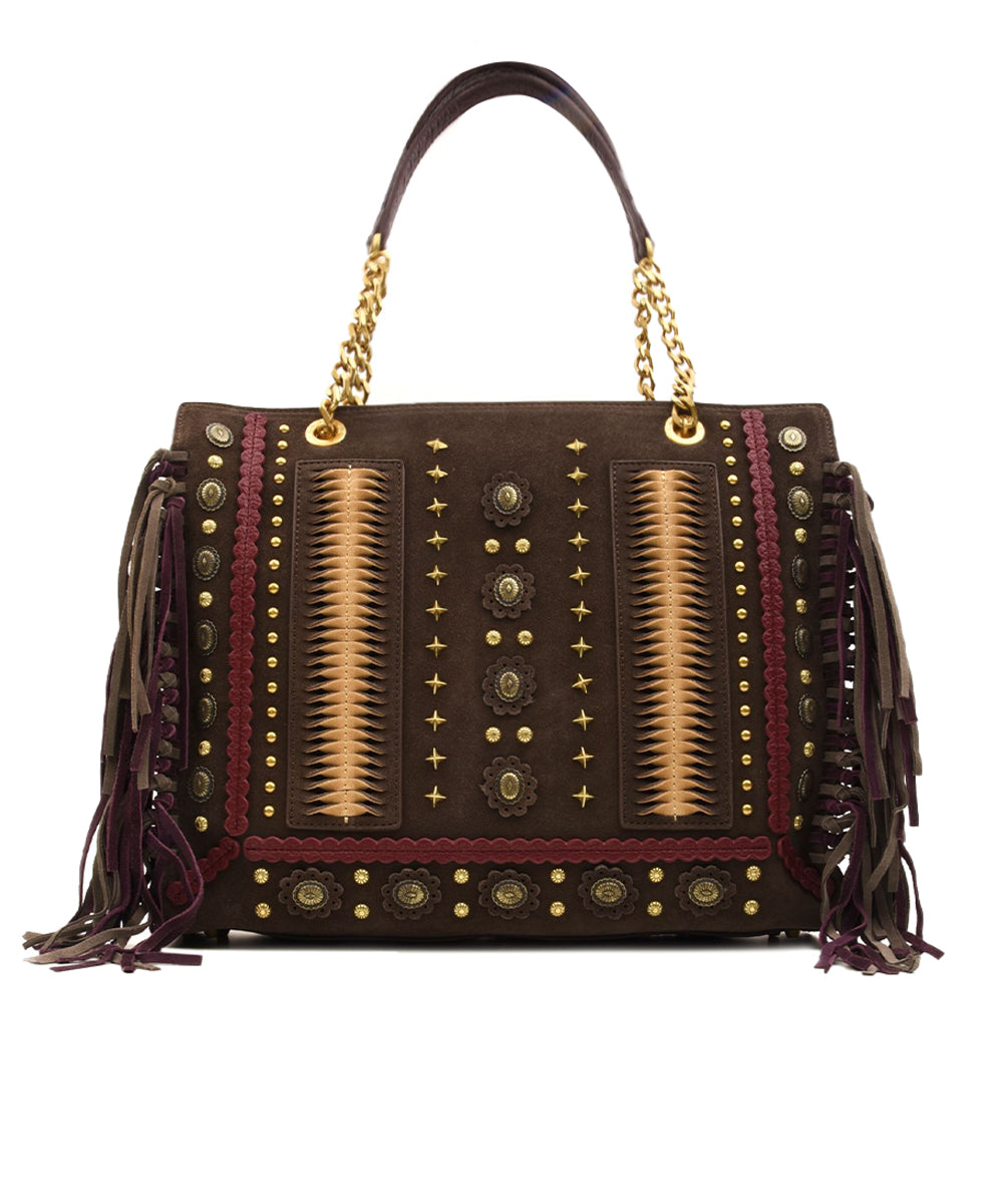 Borsa Jungle Shopper LA CARRIE Donna - Marrone