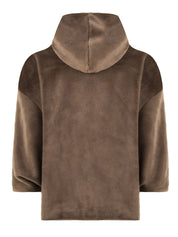 Giubbotto reversibile Cape Poly Mink LOU ANDREA Donna - Marrone