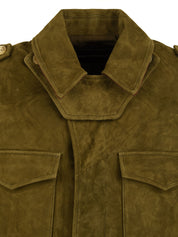 Giubbotto Sheep Suede LOU ANDREA Donna - Verde