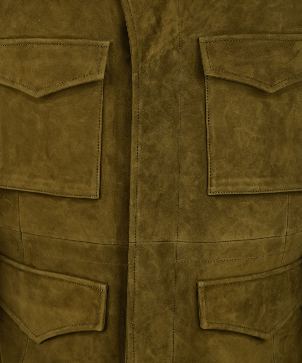 Giubbotto Sheep Suede LOU ANDREA Donna - Verde