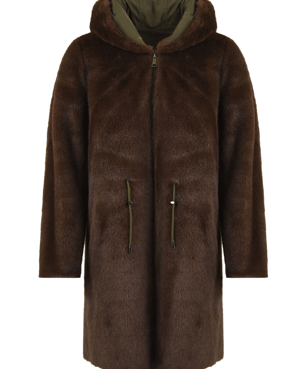 Parka reversibile LOU ANDREA Donna - Verde