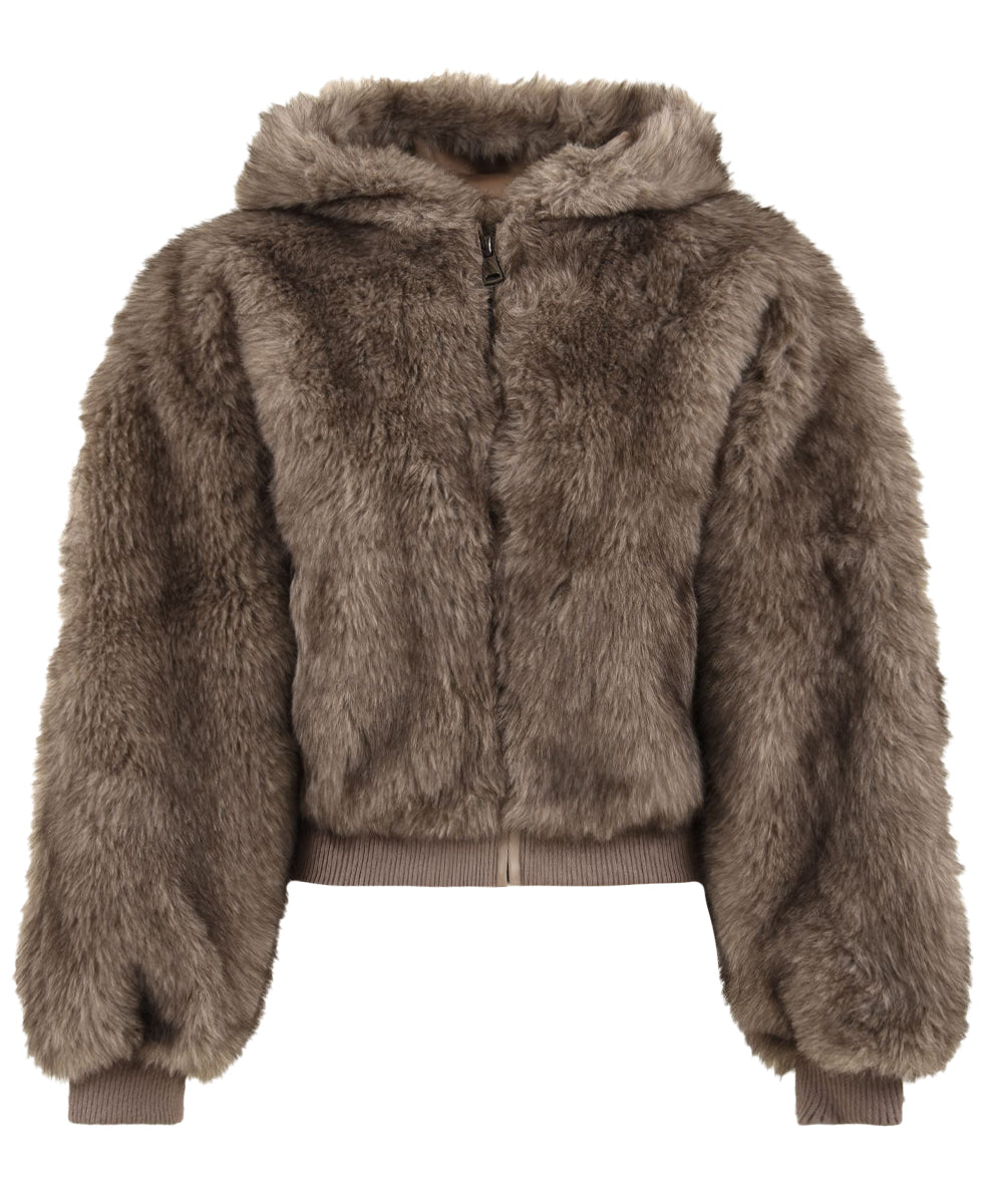 Pelliccia ecologica LOU ANDREA Donna - Grigio