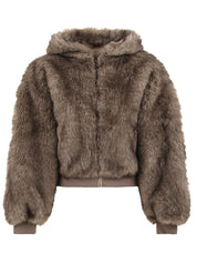 Pelliccia ecologica LOU ANDREA Donna - Grigio