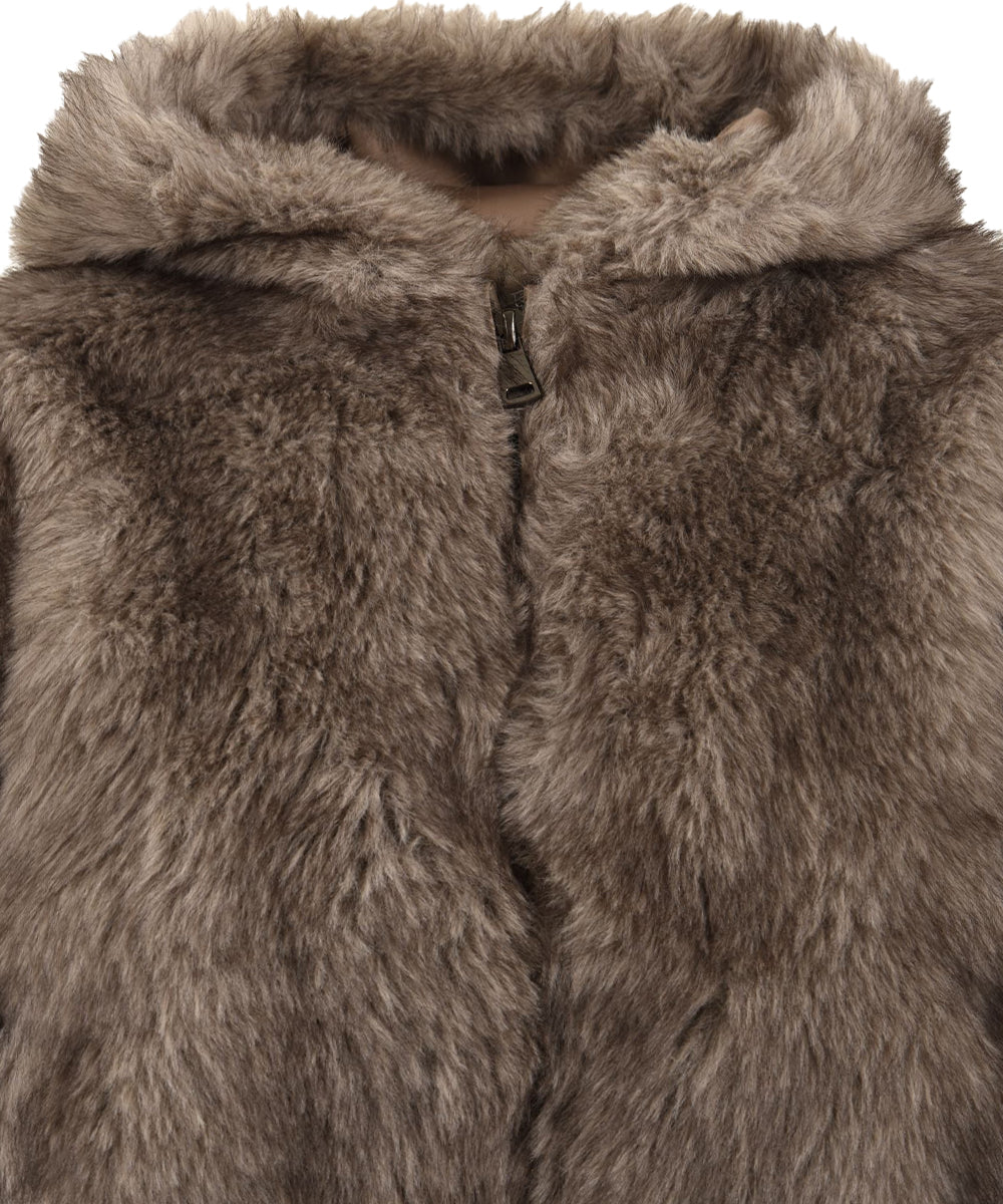 Pelliccia ecologica LOU ANDREA Donna - Grigio