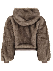 Pelliccia ecologica LOU ANDREA Donna - Grigio