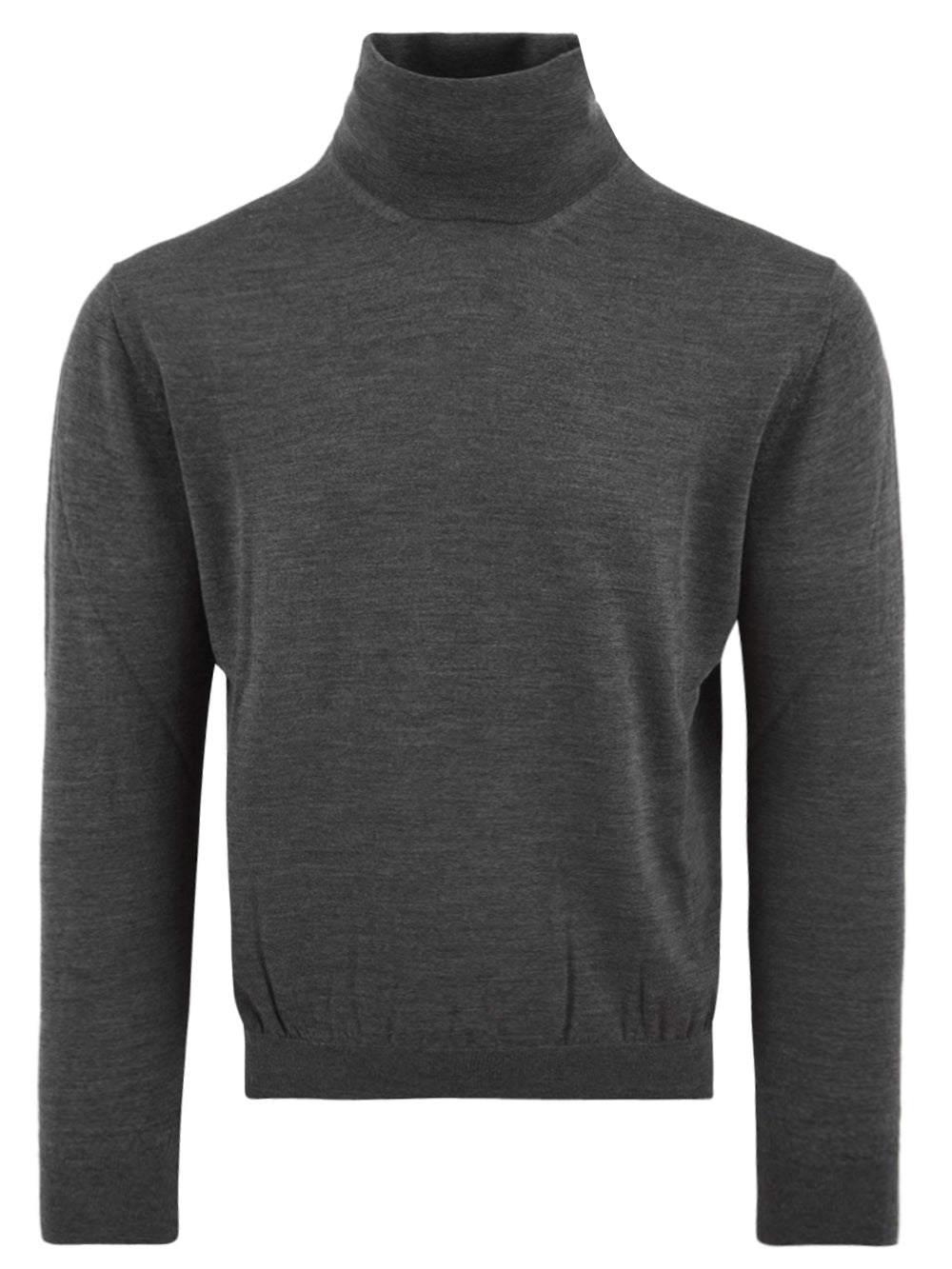 Maglione collo alto in lana vergine MALO Uomo - Grigio