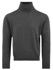 Maglione collo alto in lana vergine MALO Uomo - Grigio