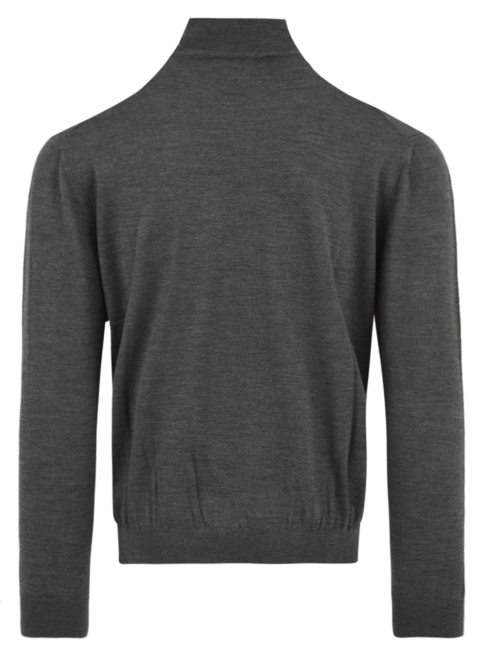 Maglione collo alto in lana vergine MALO Uomo - Grigio