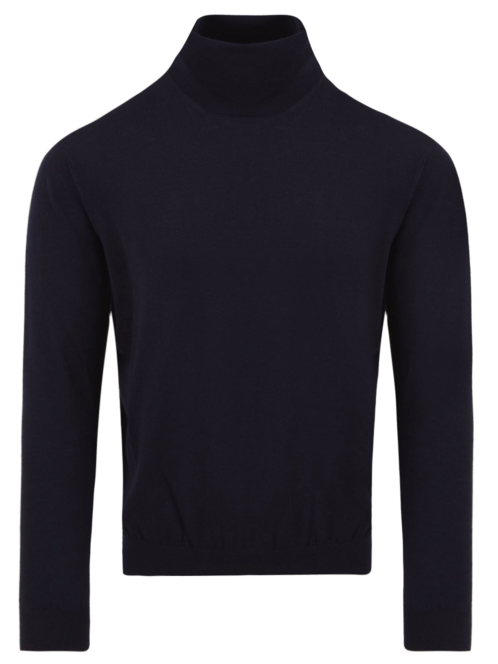 Maglione collo alto in lana vergine MALO Uomo - Blue