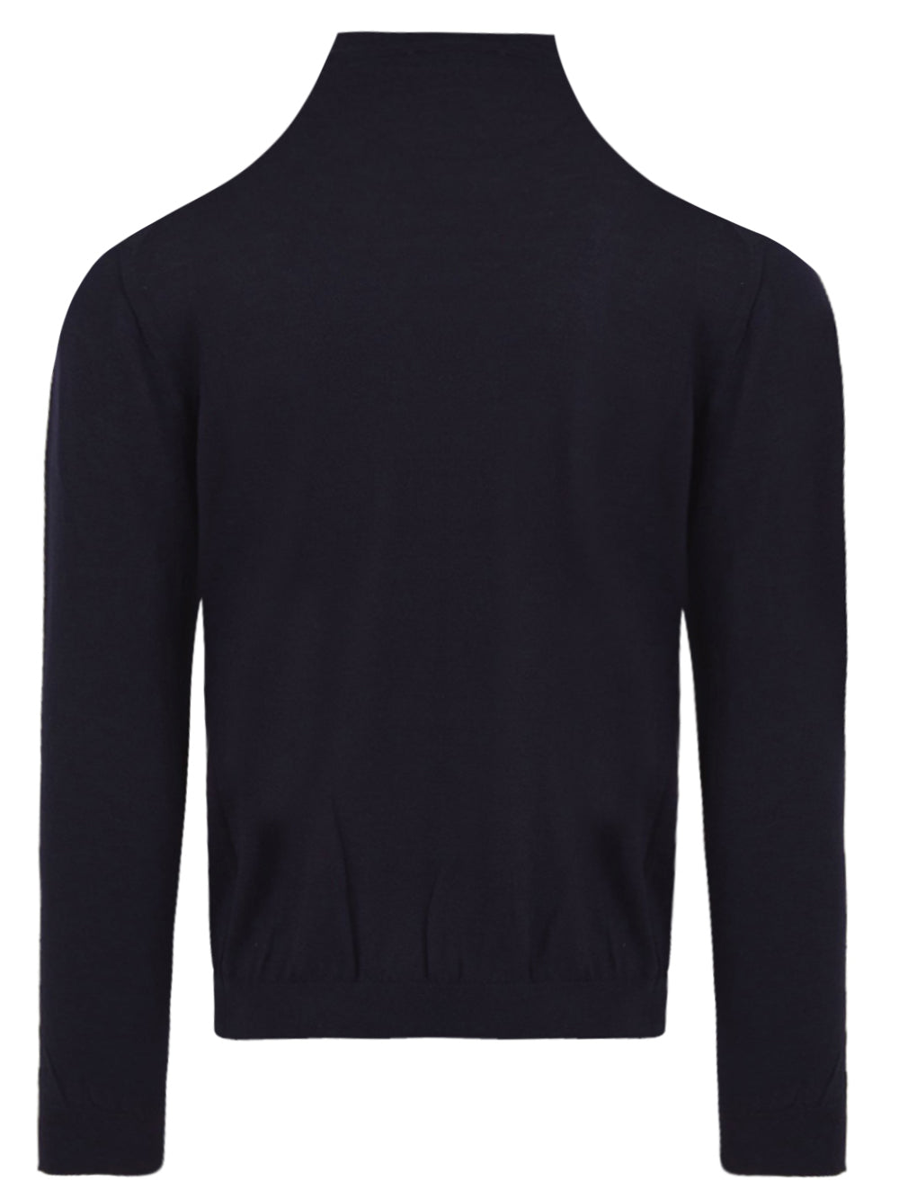 Maglione collo alto in lana vergine MALO Uomo - Blue