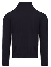 Maglione collo alto in lana vergine MALO Uomo - Blue