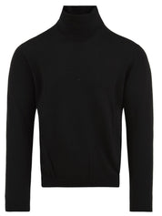 Maglione collo alto in lana vergine MALO Uomo - Nero