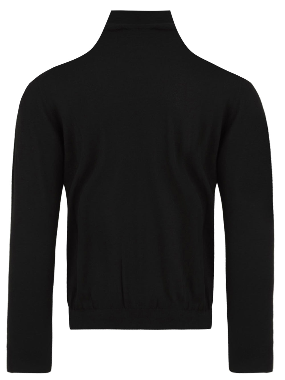 Maglione collo alto in lana vergine MALO Uomo - Nero