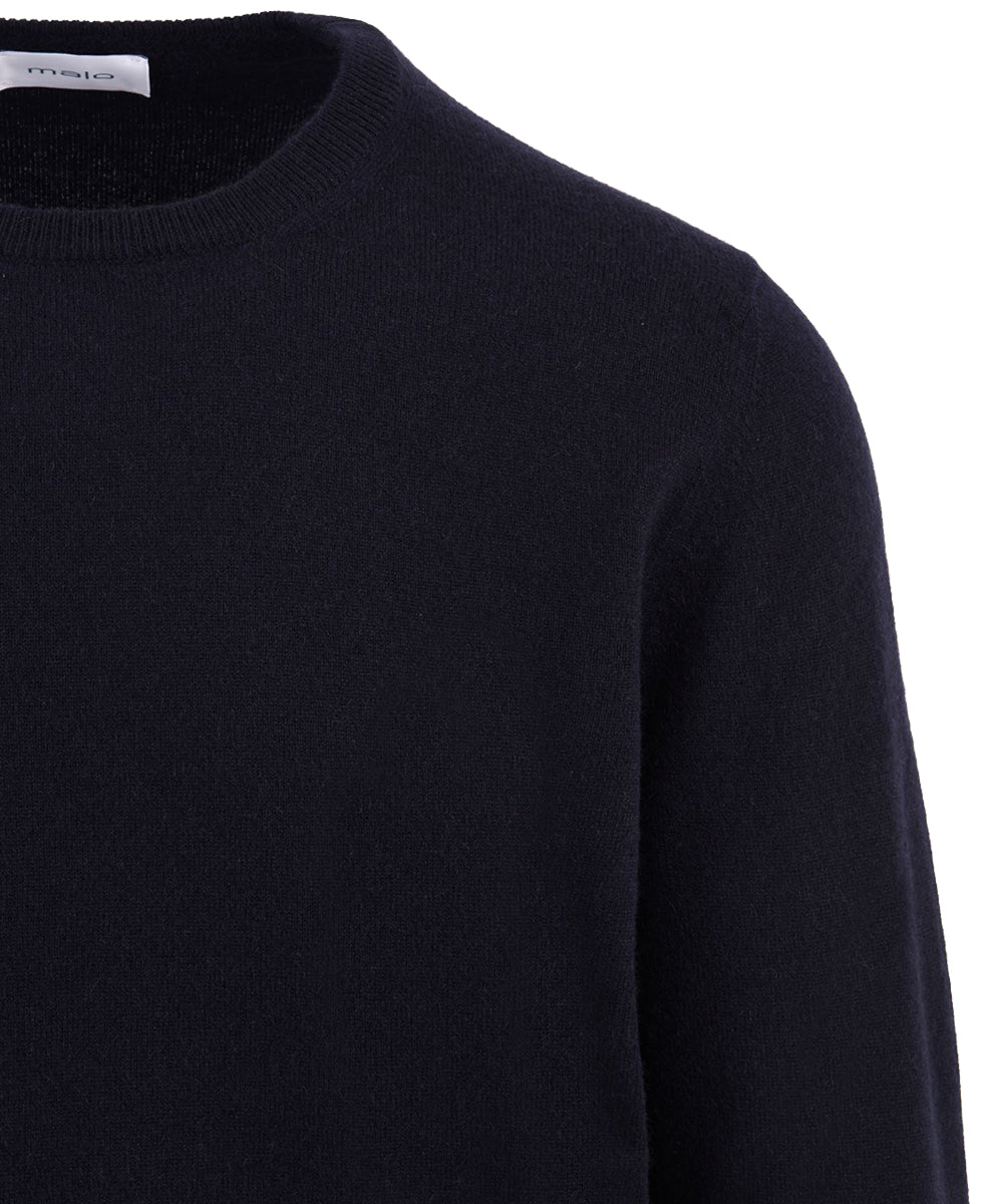 Maglione girocollo in cashmere MALO Uomo - Blue