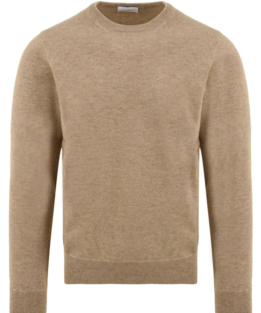 Maglione girocollo in cashmere MALO Uomo - Marrone