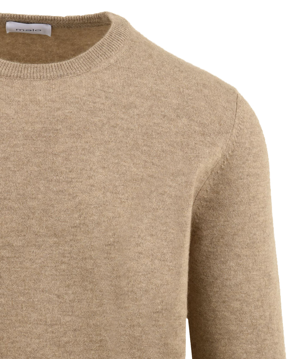 Maglione girocollo in cashmere MALO Uomo - Marrone