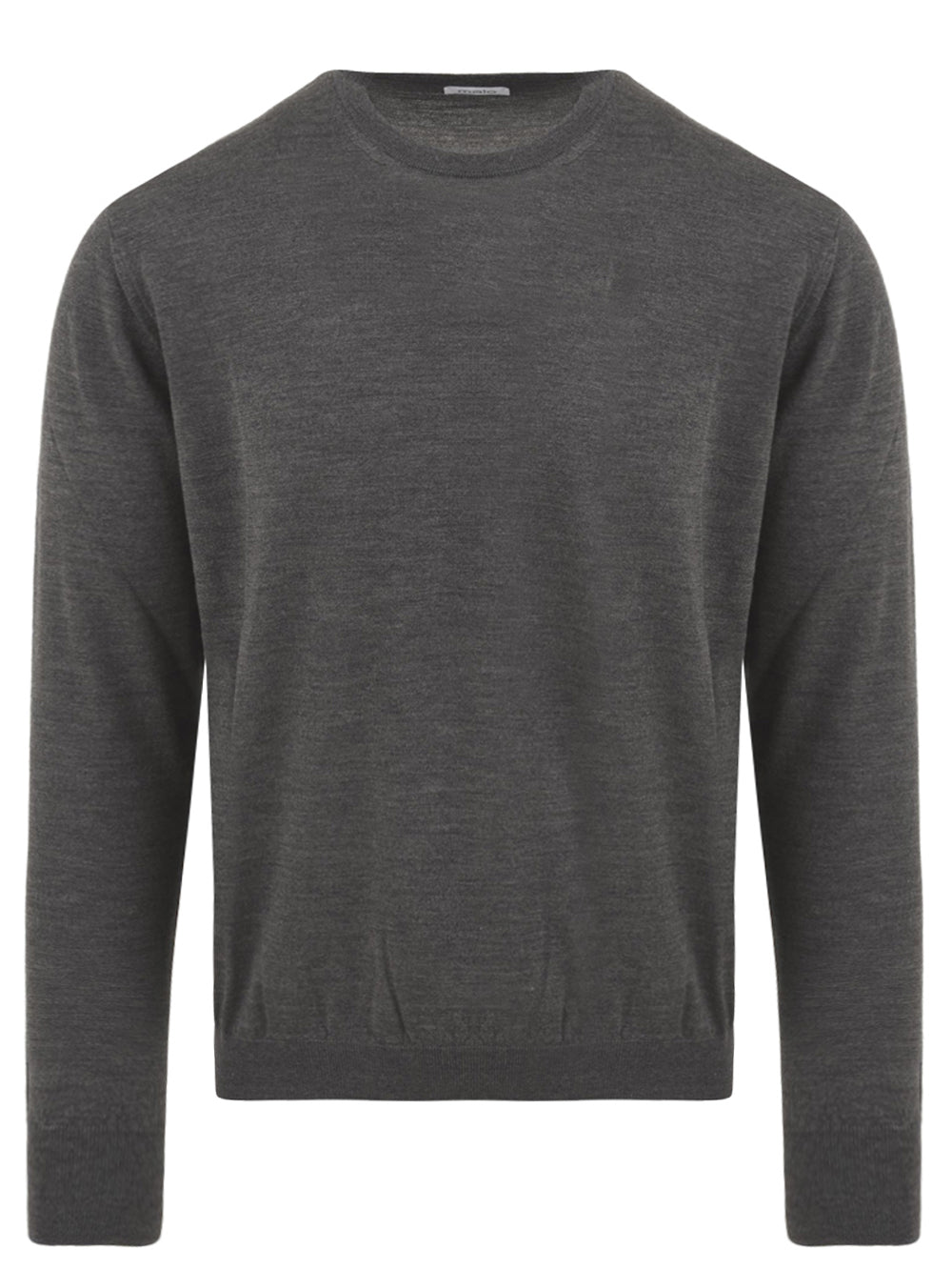 Maglione girocollo in lana vergine MALO Uomo - Grigio