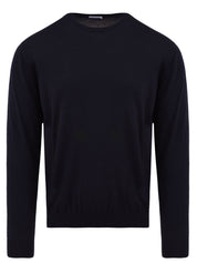 Maglione girocollo in lana vergine MALO Uomo - Blue