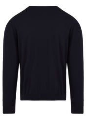 Maglione girocollo in lana vergine MALO Uomo - Blue