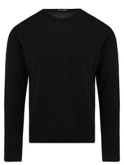 Maglione girocollo in lana vergine MALO Uomo - Nero