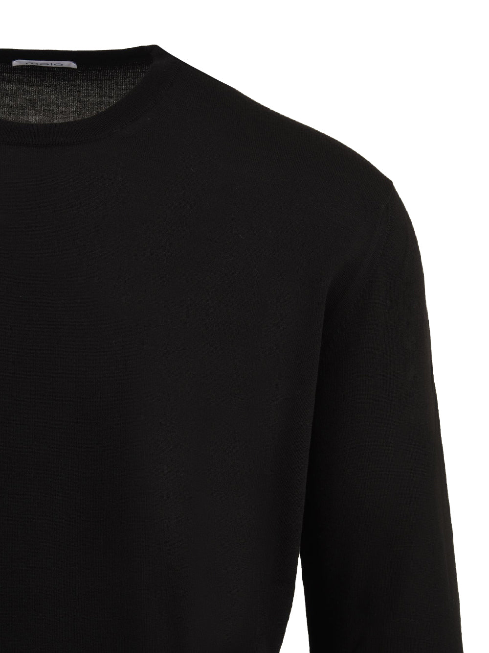 Maglione girocollo in lana vergine MALO Uomo - Nero