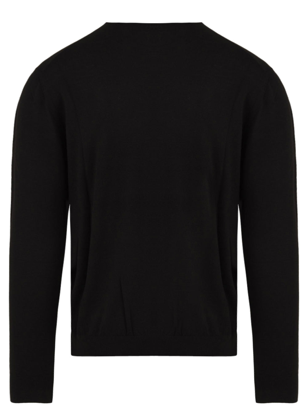 Maglione girocollo in lana vergine MALO Uomo - Nero