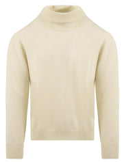 Maglione collo alto in cashmere MALO Uomo - Bianco