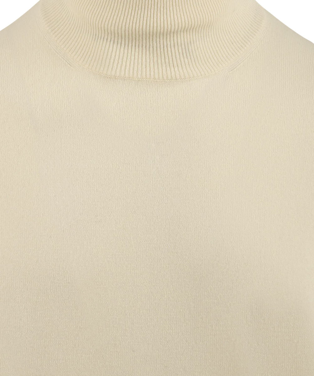 Maglione collo alto in cashmere MALO Uomo - Bianco