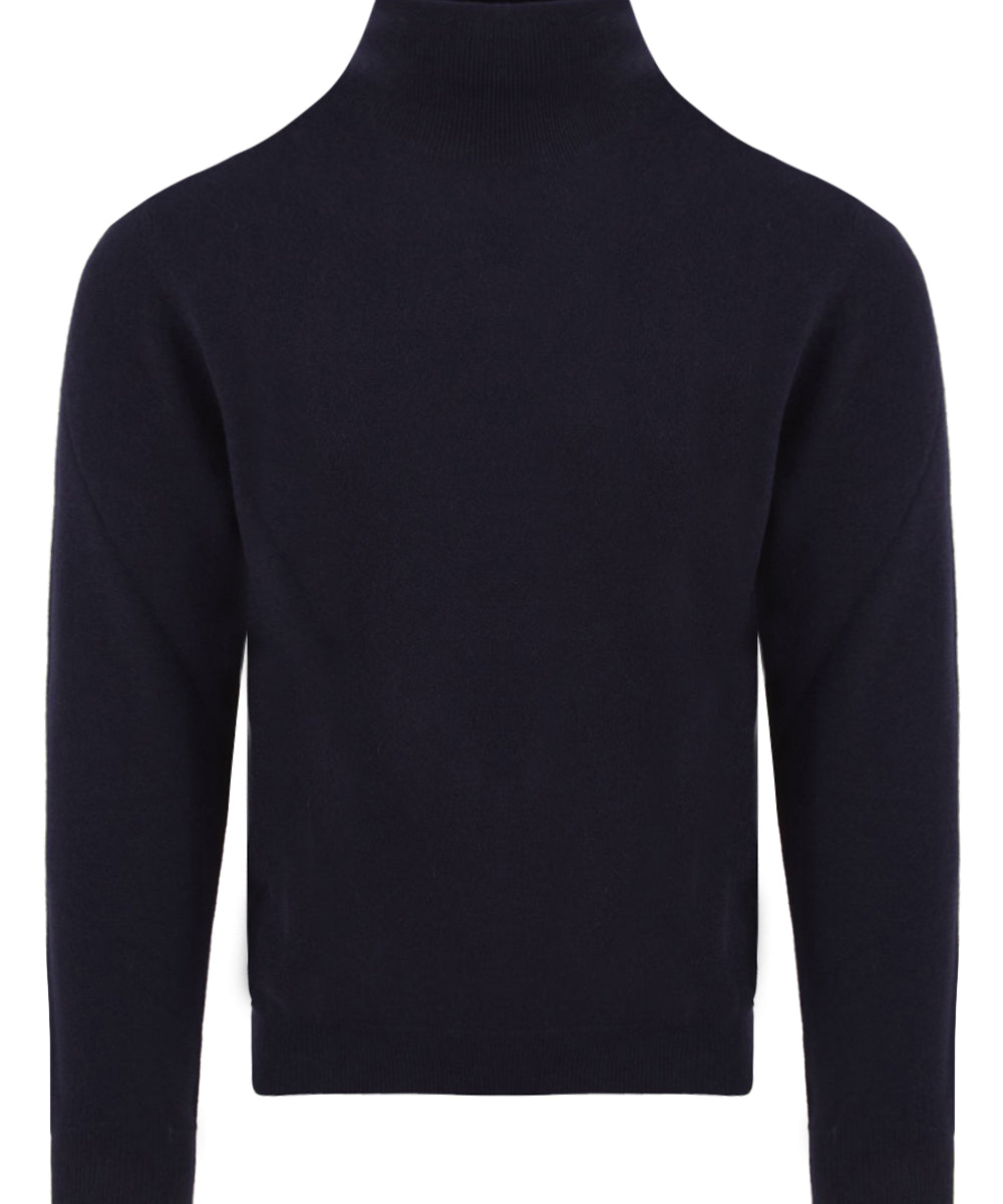 Maglione collo alto in cashmere MALO Uomo - Blue