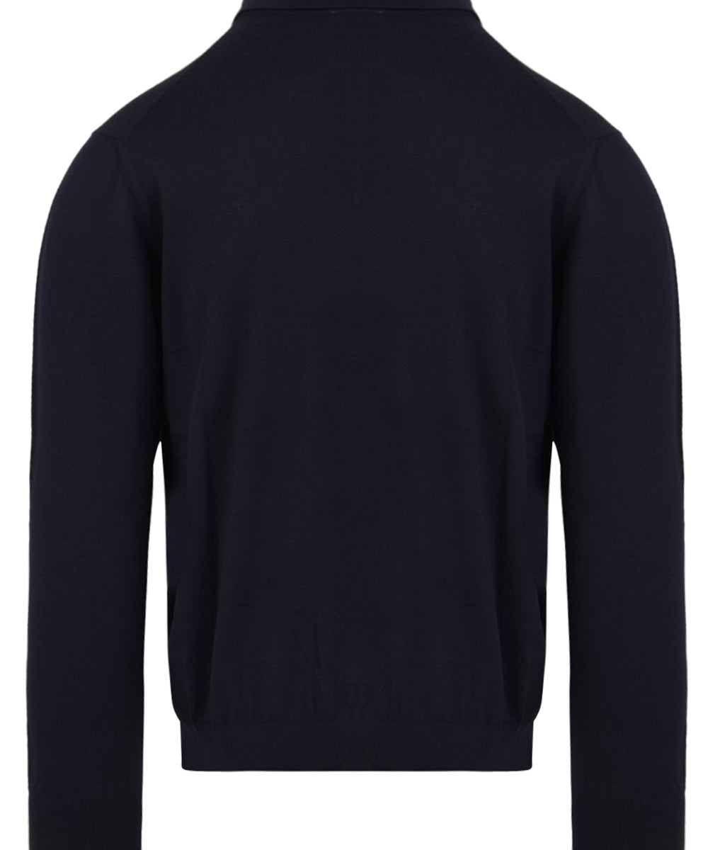 Polo in lana vergine MALO Uomo - Blue