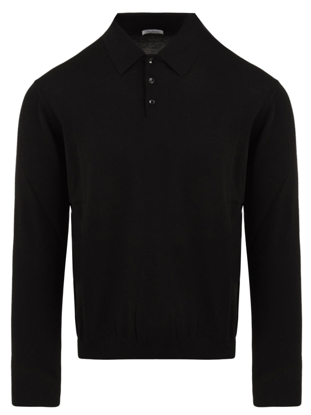 Polo in lana vergine MALO Uomo - Nero